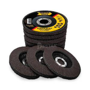 DISCO FLAP CON 4-1/2 - 115MM GRAO 60 - FERTAK