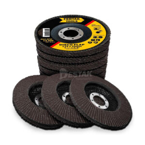 DISCO FLAP CON 4-1/2 - 115MM GRAO 80 - FERTAK