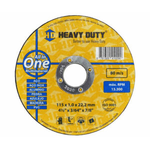 DISCO DE CORTE ALL IN ONE 115X1,0X22,2 - HEAVY