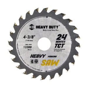 DISCO DIAMANTADO KF24 (4.3/8X24) MADEIRA 110X20MM - HEAVY DUTY