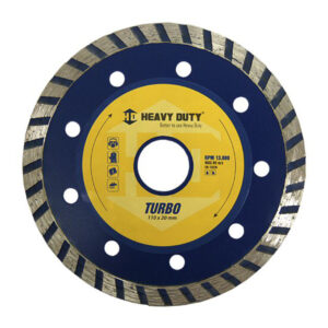 DISCO DIAMANTADO TURBO 110X20MM - HEAVY DUTY
