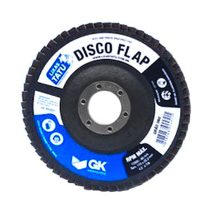 DISCO FLAP PROFISSIONAL OX DE ALUMINIO E ZIR 4,5 GRAO 120 - TATU