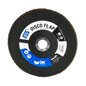DISCO FLAP PROFISSIONAL OX DE ALUMINIO E ZIR 7" GRAO 120 - THOMPSON