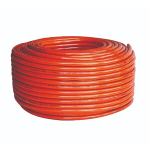 MANGUEIRA JARDIM FORTE LARANJA 1/2X2,0 SILICONADA TRANCADA C/200 MT - POLIPLAST