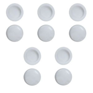 TAMPA 13MM CPL BRANCA C/100 - DMT