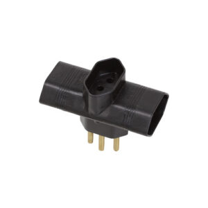 BENJAMIM 2P + T 10A 250V PRETO 9859 C/20 - PLUZIE