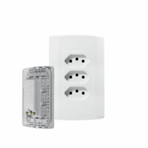 TOMADA 3 - 2P+T 10A 250V CONJ LINHA FACIL 7243 - PLUZIE