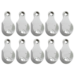 SUPORTE P/ TUBO CABIDEIRO - 320 REDONDO - CROMADO - BASE