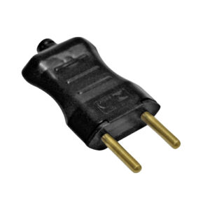 PINO MACHO DESMONTAVEL PRETO 2P 20A 9209 - PLUZIE