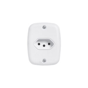 TOMADA 2P+T 20A 250V SOBREPLUS BRANCA SISTEMA X 9012 - PLUZIE