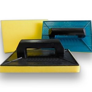 DESEMPENADEIRA PLASTICA C/ ESPUMA PRETO 18X30 - ASB FERRAMENTAS