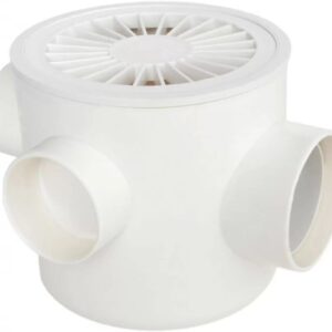 CAIXA SIFONADA REDONDA BRANCA 100MM 2340 - LUCONI