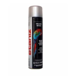TINTA SPRAY 400ML METALICO ALUMINIO P/RODA - ETANIZ