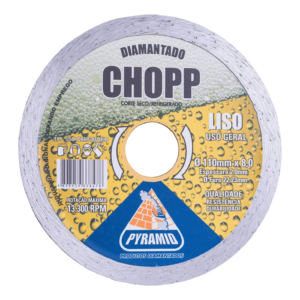 DISCO DIAMANTADO LISO CONTINUO 110X20MM 4" - PYRAMID
