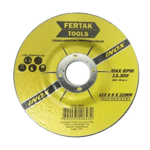 DISCO DE DESBASTE 177,8MM X 6,4MM X 22,2MM ( 7" X 1/4"X7/8" )- FERTAK