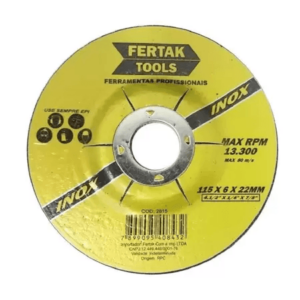 DISCO DE DESBASTE 177,8MM X 6,4MM X 22,2MM ( 4" X 4./12" X 7/8" )- FERTAK