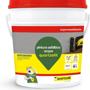 PINTURA ASFALTICA ACQUA 18L - QUARTZOLIT