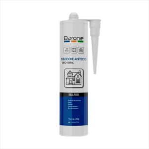SILICONE ACETICO CONSTRUCAO INCOLOR 253GR - BARONE