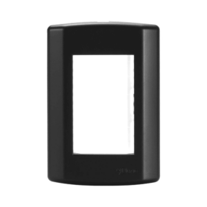 PLACA 4X2 3 SECCAO MODULAR C/ SUPORTE MATIZ GRAFITE 7880 - PLUZIE