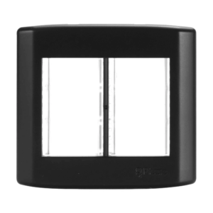 PLACA 4X4 6 SECCAO MODULAR C/ SUPORTE MATIZ GRAFITE 7885 - PLUZIE