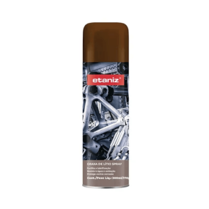 GRAXA DE LITIO MARROM SPRAY 300ML - ETANIZ
