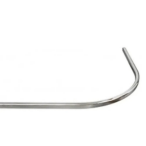 TUBO CABIDEIRO CURVO 1115  1500 REDONDO CROMADO - JOMARCA KITS