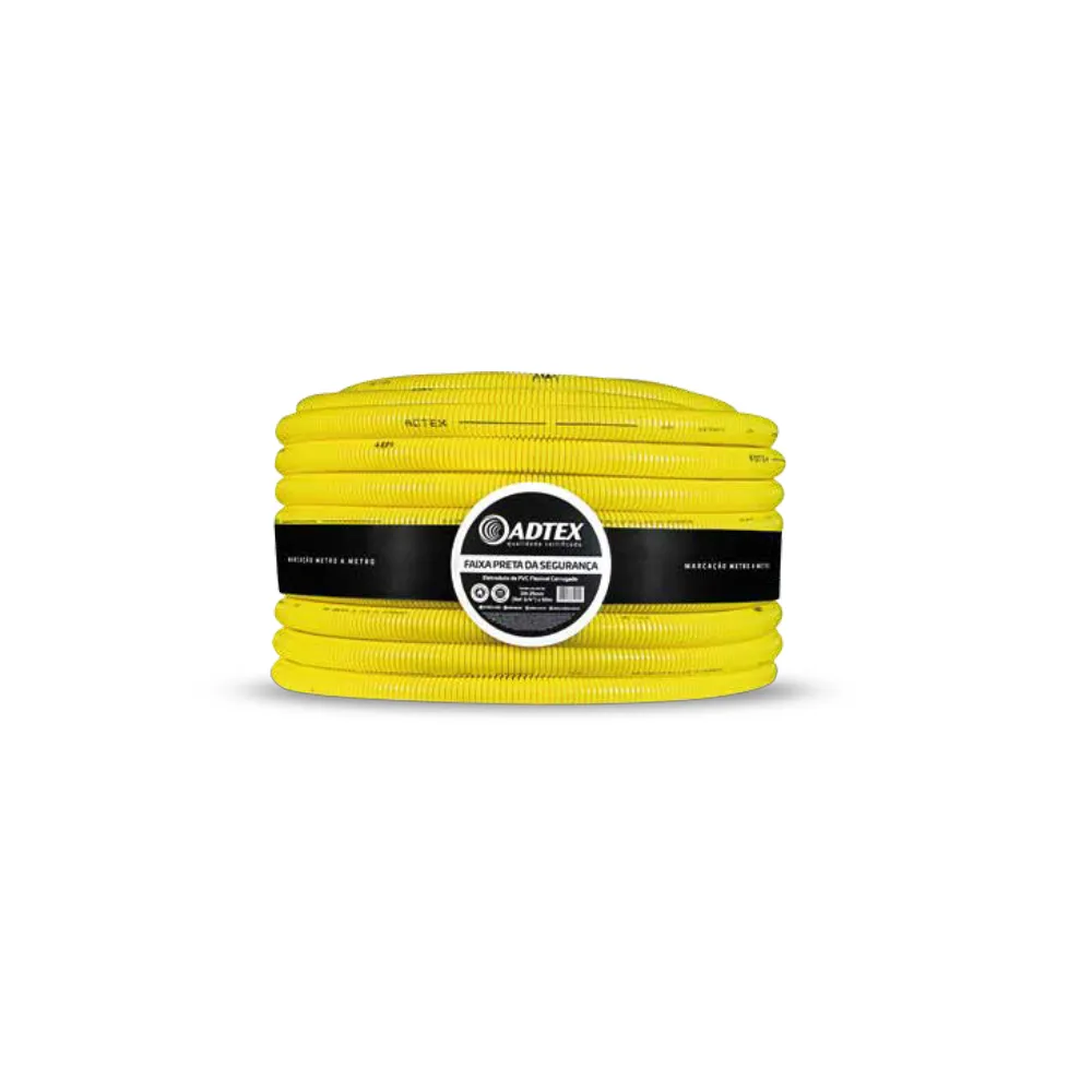ELETRODUTO CORRUGADO LEVE 3/4 X 50M AMARELO - ADTEX