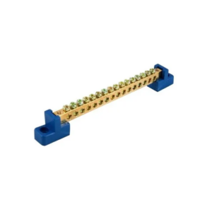 BORNE NEUTRO (AZ) DIN C/10 BORNES - LUKMA