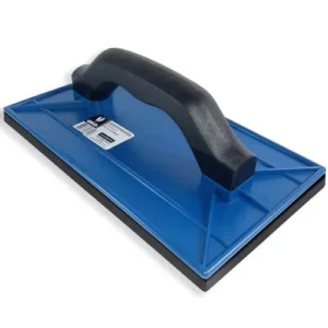 DESEMPENADEIRA PLASTICA COM BORRACHA AZUL 16X28 - ASB FERRAMENTAS