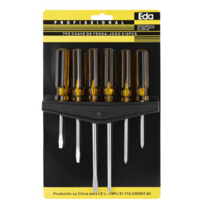 CHAVE FENDA/PHILLIPS JG C/6 PCS 7PZ - EDA