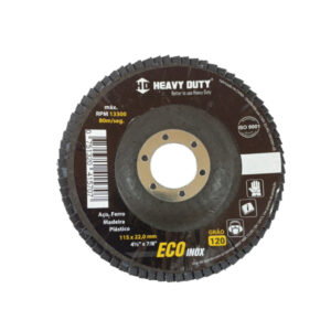 DISCO FLAP 4-1/2 - 115MM GRAO 120 - HEAVY DUTY"