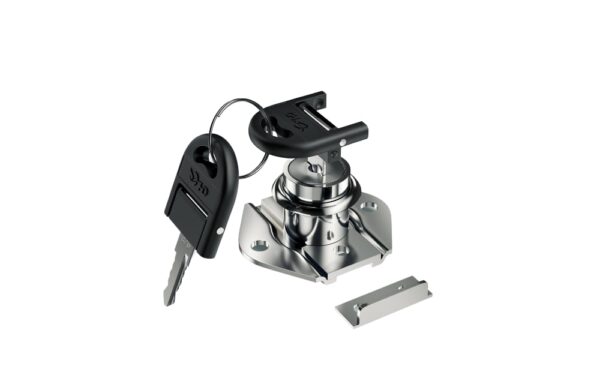 FECHADURA COM BATENTE E CHAVE FIXA 22MM - HD FERRAGENS
