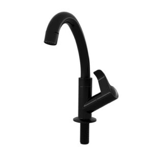 TORNEIRA ABS LAV MESA BM BAIXA ORQUIDEA 1083 PRETA SLIM - SOCEL