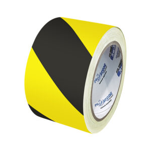 FITA ZEBRADA 7X200MT PRETO/AMARELO - PLASTCOR
