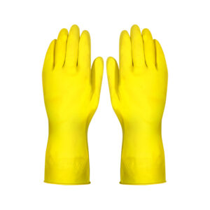 LUVA LATEX AMARELA LISA LTX600 N10 - PLASTCOR