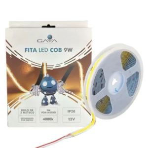 FITA COB 12V 9W 3000K (AMARELA) 5MTS - GAYA