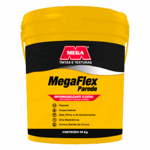 MEGA FLEX PAREDE BRANCO 18KG - MEGA